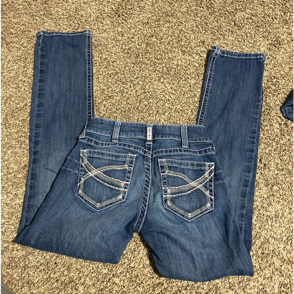 Womens Ariat jeans, 27 regular, straight leg.
